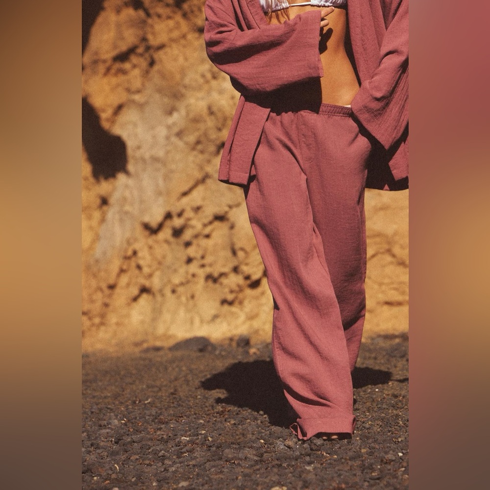 ZW COLLECTION FLARED PANTS - Picture 3 of 6